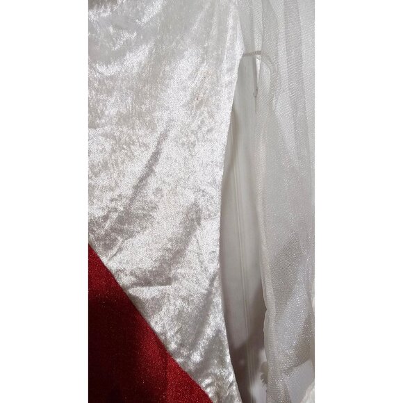 Heavenly Devil Costume Naughty Nice Angel Dress Wings Halo Tail Halloween Girl M - Picture 7 of 9